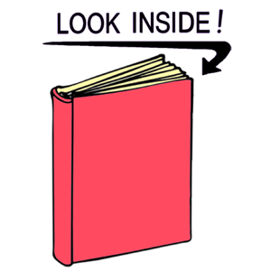 look inside text